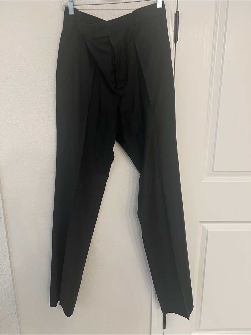 CHANEL Men's Grey Anthracite Dress Trousers - Tailored Straight Fit